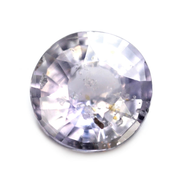 0.86ct Certified Natural White Sapphire