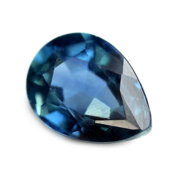 0.65ct Certified Natural Teal Sapphire