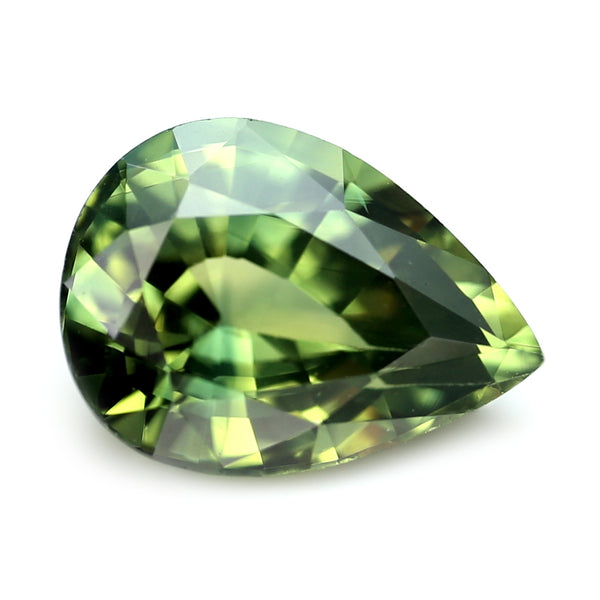 0.65ct Certified Natural Green Sapphire