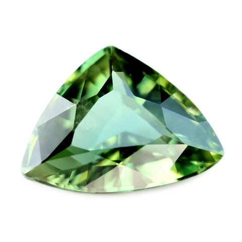 0.70ct Certified Natural Green Sapphire