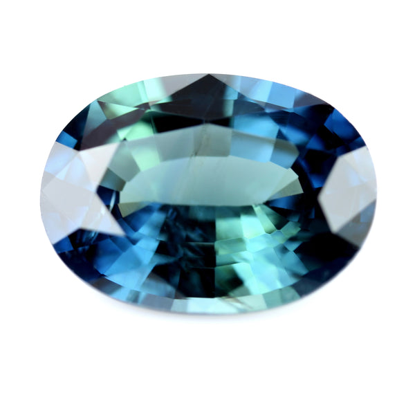 0.83ct Certified Natural Teal Sapphire