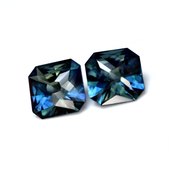 1.91ct Certified Natural Teal Sapphire