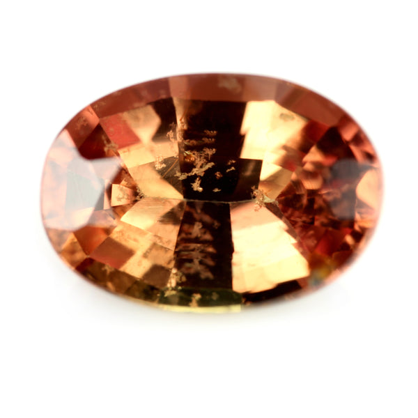 1.0ct Certified Natural Orange Sapphire