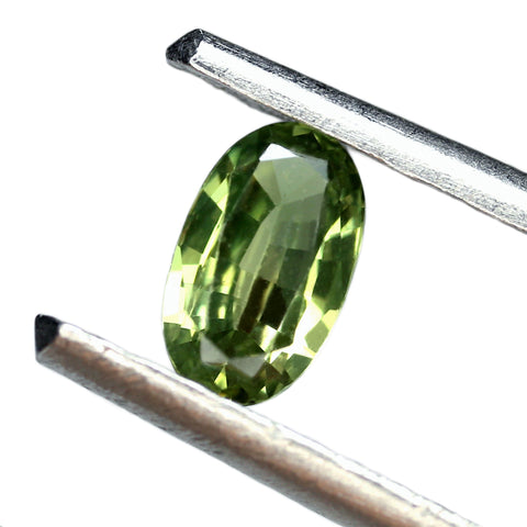 0.36ct Certified Natural Green Sapphire