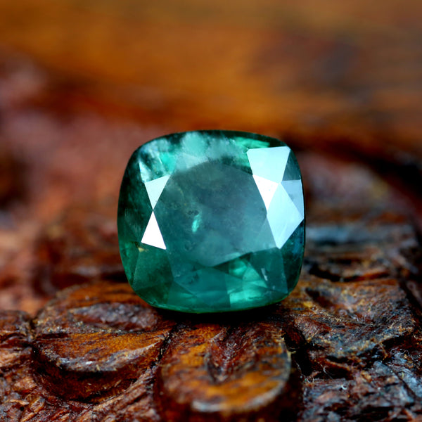 4.05cts Certified Natural Green Sapphire