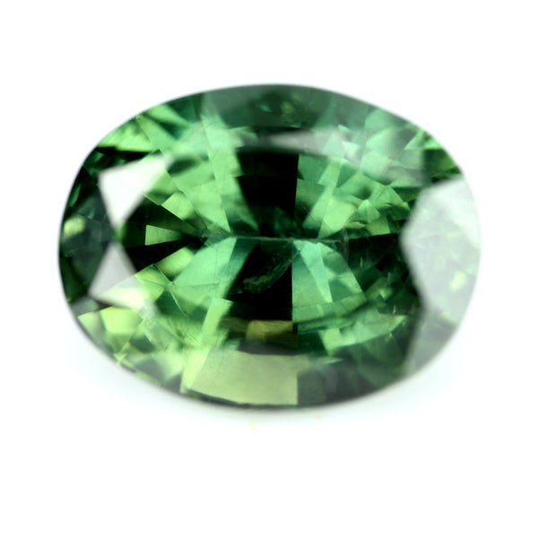 1.44ct Certified Natural Green Sapphire