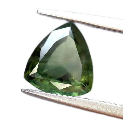 1.85ct Certified Natural Green Sapphire