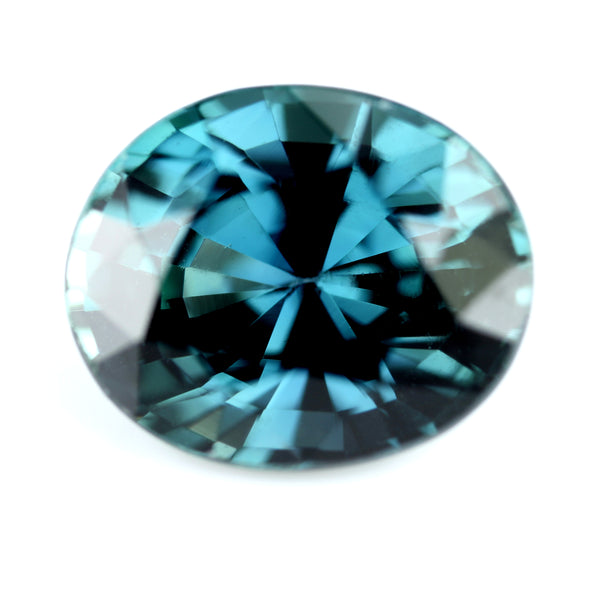 0.82ct Certified Natural Teal Sapphire