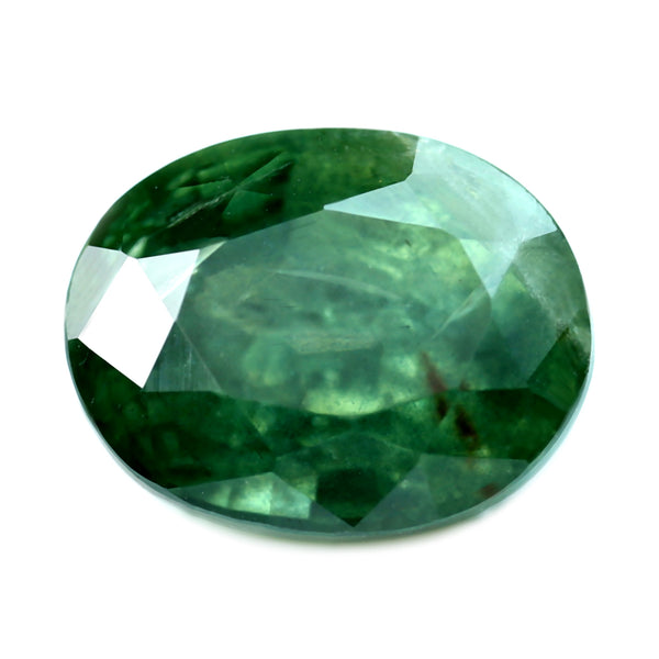 1.62ct Certified Natural Green Sapphire