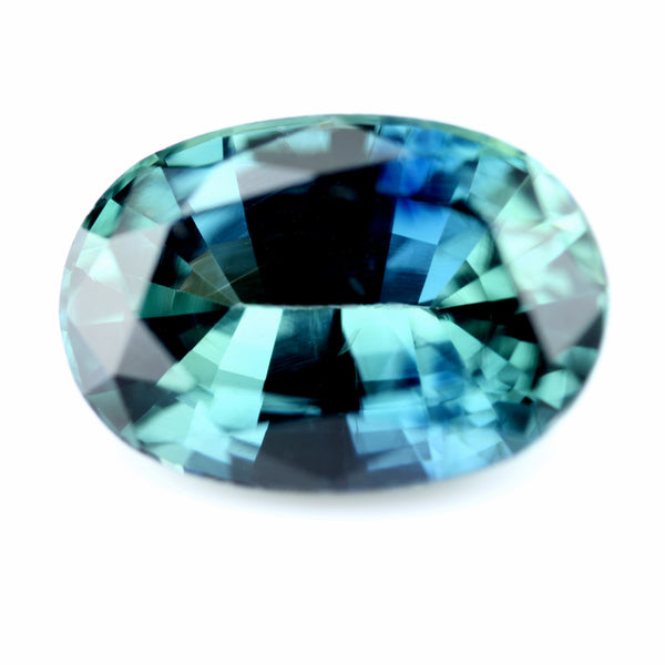 0.90ct Certified Natural Teal Sapphire