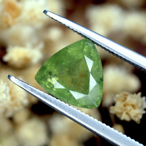 3.06ct Certified Natural Green Sapphire