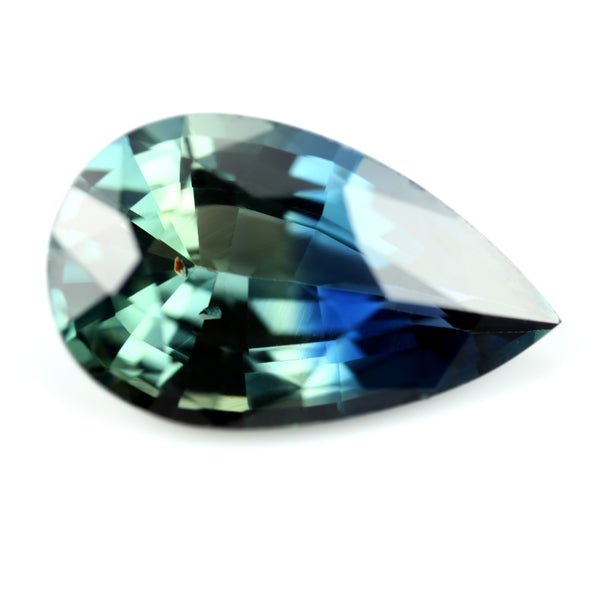 1.19ct Certified Natural Teal Sapphire