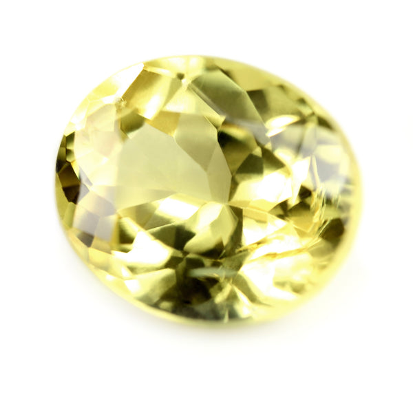 0.77ct Certified Natural Yellow Sapphire