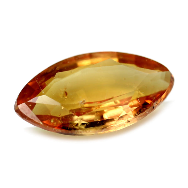 0.43ct Certified Natural Orange Sapphire