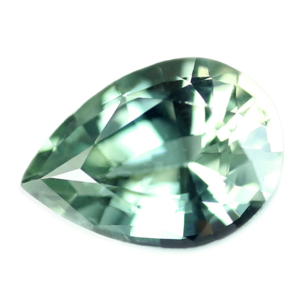 0.50ct Certified Natural Green Sapphire