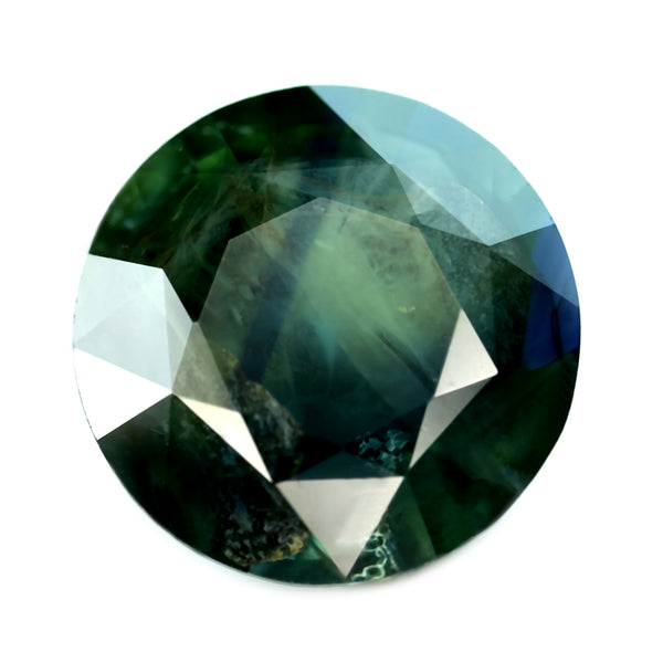 2.12cts Certified Natural Green Sapphire