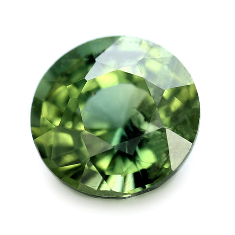 0.52ct Certified Natural Green Sapphire