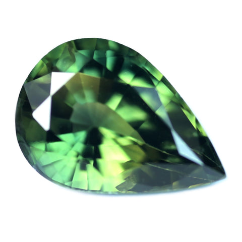 0.67ct Certified Natural Green Sapphire