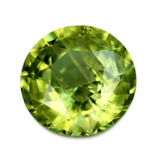 0.93ct Certified Natural Green Sapphire