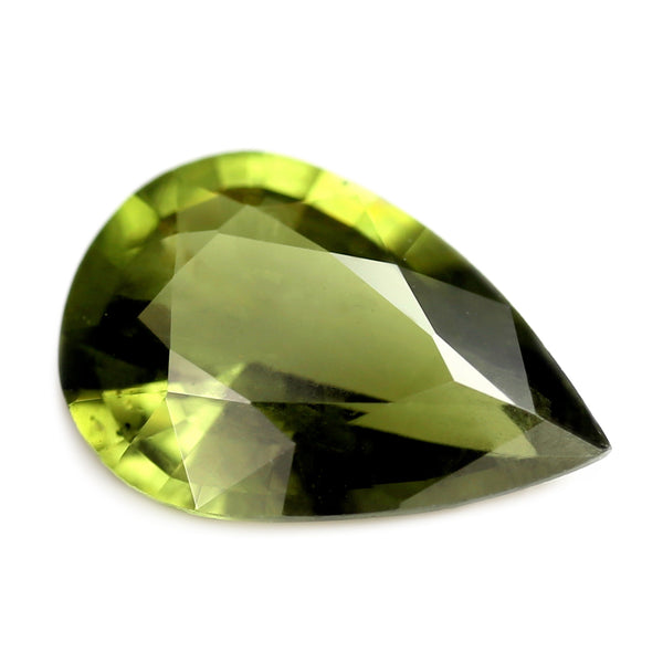 0.63ct Certified Natural Green Sapphire