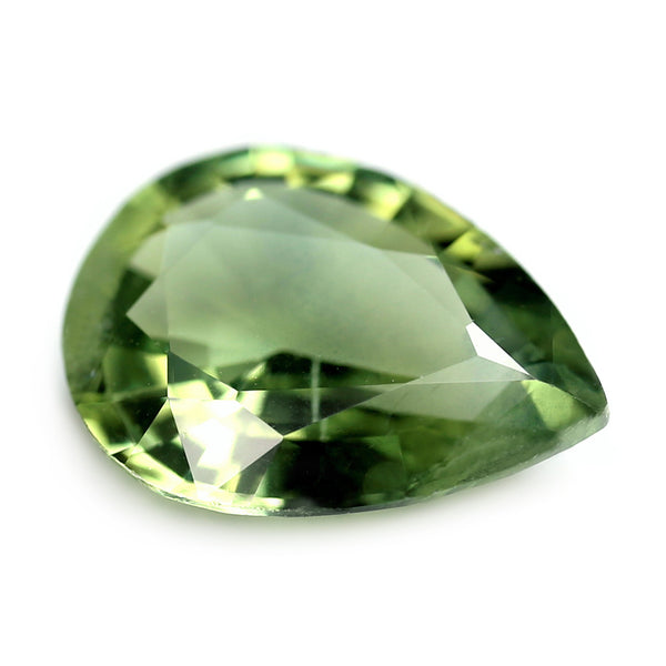 0.70ct Certified Natural Green Sapphire