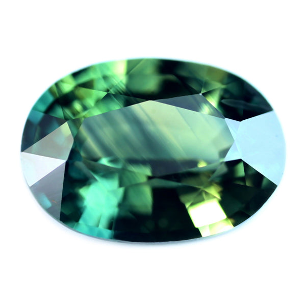 0.83ct Certified Natural Green Sapphire