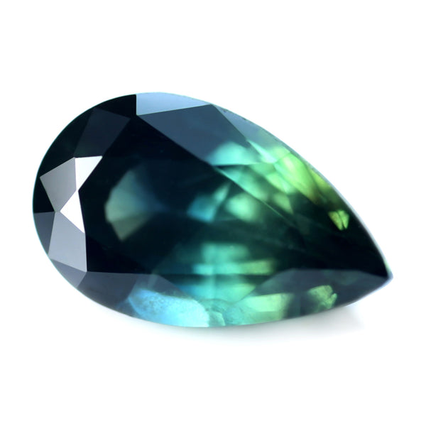 1.04ct Certified Natural Teal Sapphire