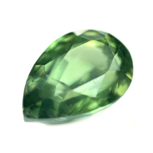 1.18ct Certified Natural Green Sapphire