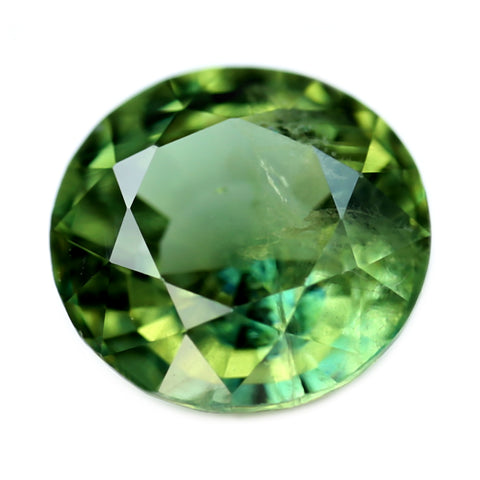 0.83ct Certified Natural Green Sapphire