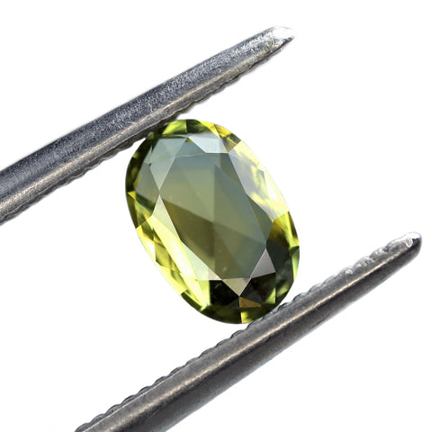 0.56ct Certified Natural Lime Yellow Sapphire