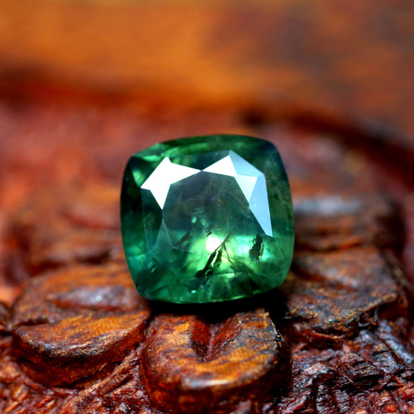 2.79ct Certified Natural Green Sapphire