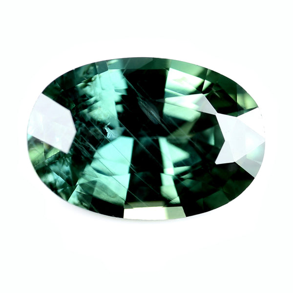 1.42ct Certified Natural Green Sapphire