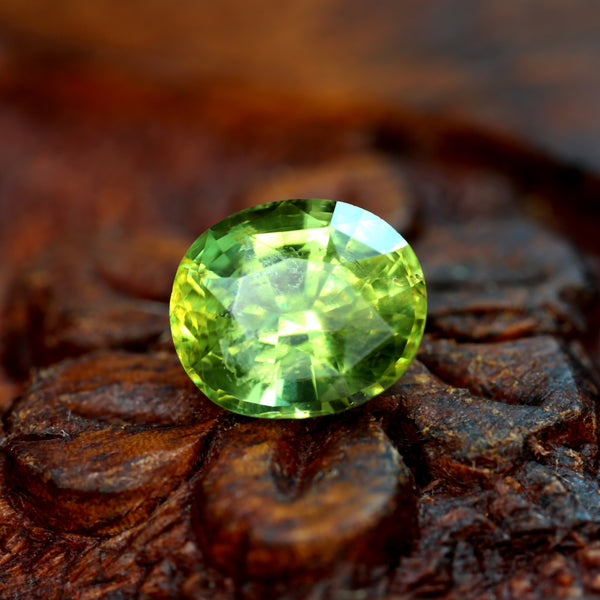 2.10ct Certified Natural Green Sapphire
