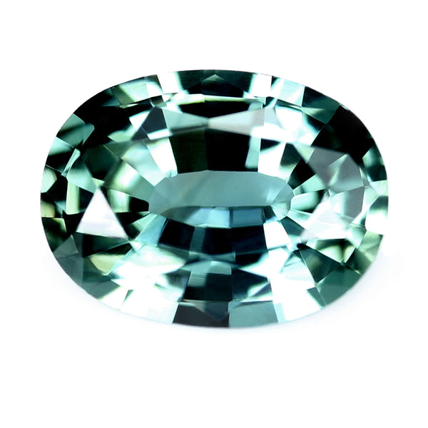 0.77ct Certified Natural Teal Sapphire