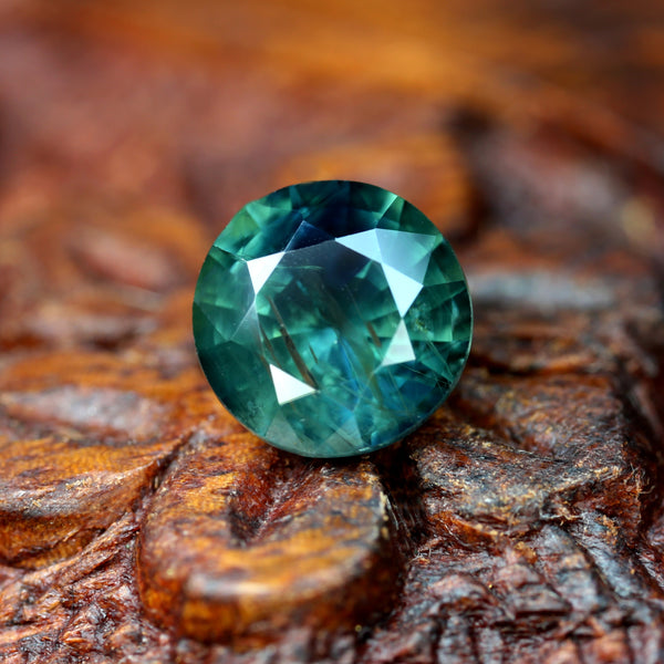 1.71ct Certified Natural Teal Sapphire