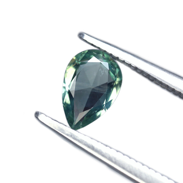 0.66ct Certified Natural Teal Sapphire