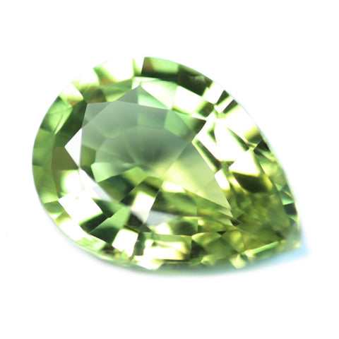0.50ct Certified Natural Green Sapphire
