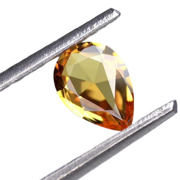 0.49ct Certified Natural Yellow Sapphire