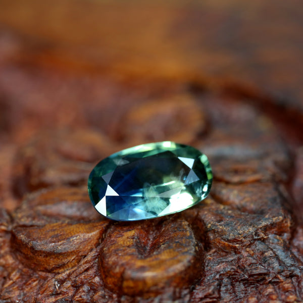 1.11ct Certified Natural Multicolor Sapphire