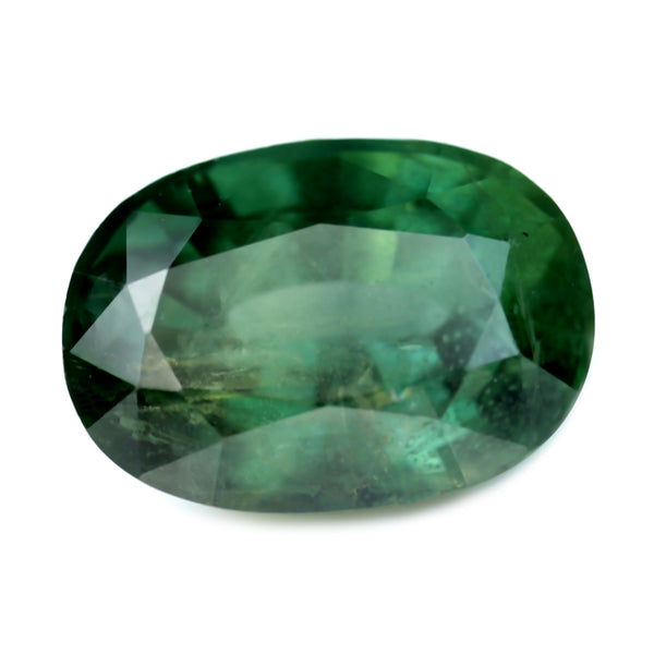1.65ct Certified Natural Green Sapphire