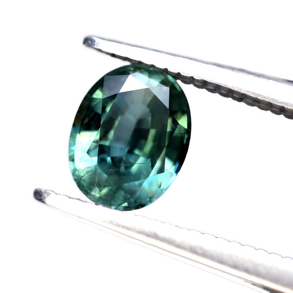 0.92ct Certified Natural Teal Sapphire