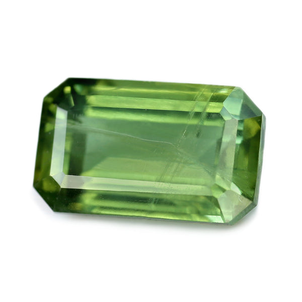 0.93ct Certified Natural Green Sapphire