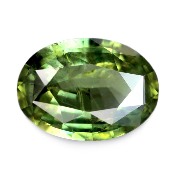 1.58ct Certified Natural Green Sapphire