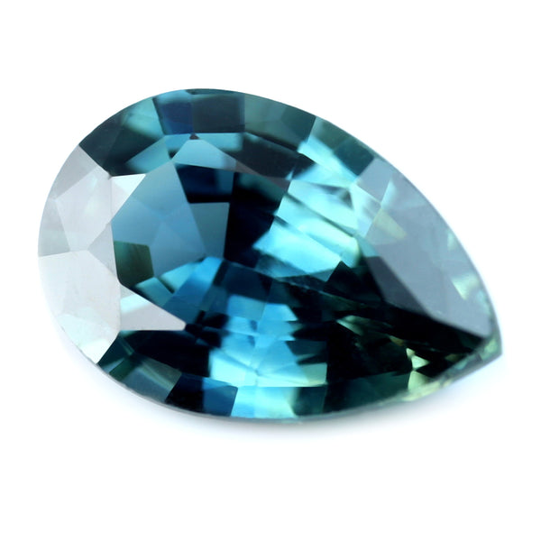1.00ct Certified Natural Teal Sapphire