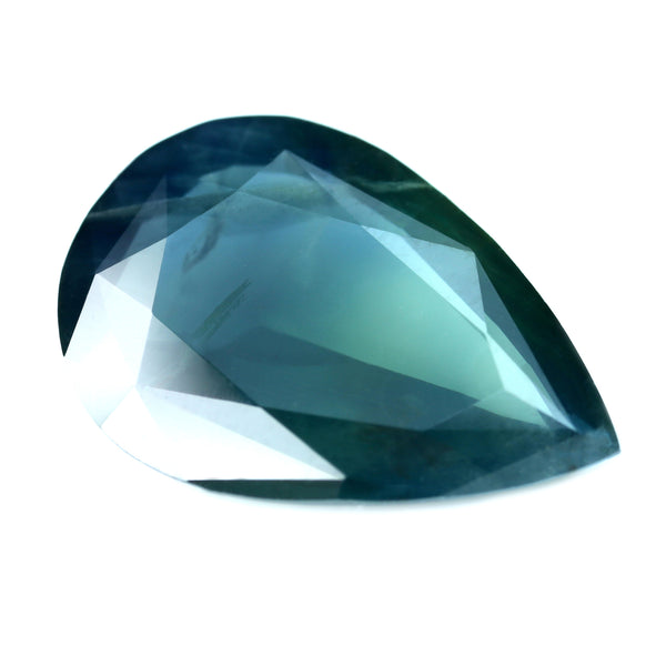 3.16ct Certified Natural Teal Sapphire