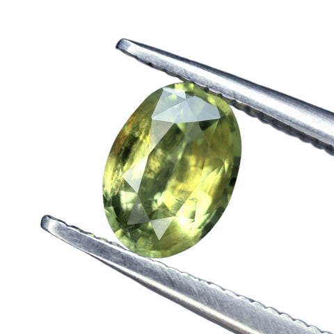 1.00ct Certified Natural Green Sapphire