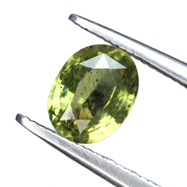 1.55ct Certified Natural Green Sapphire