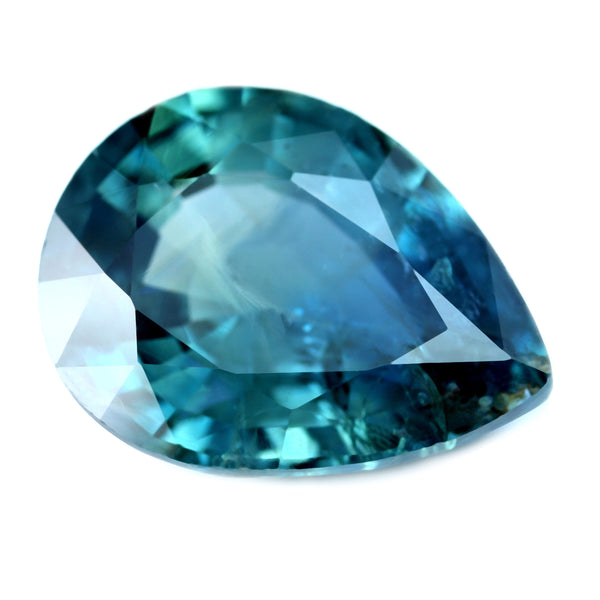 2.26ct Certified Natural Teal Sapphire