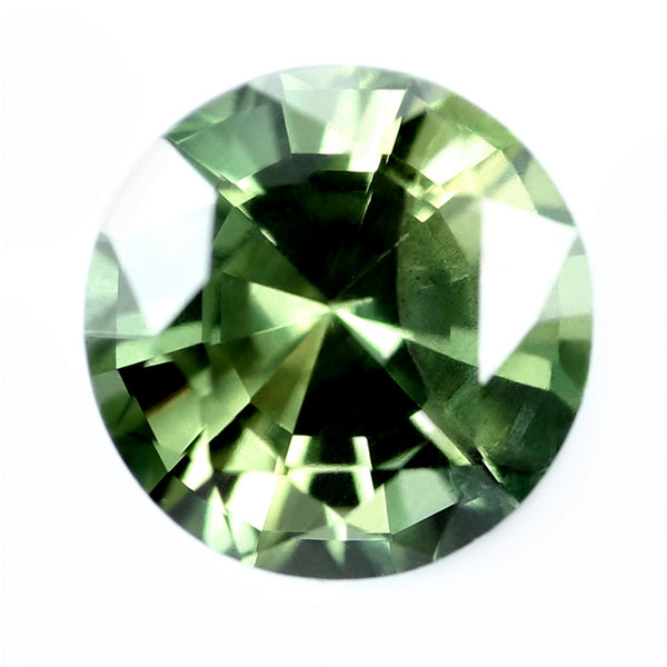 0.88ct Certified Natural Green Sapphire