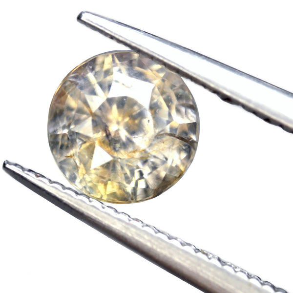1.61ct Certified Natural White Sapphire